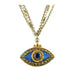 Michal Golan Jewelry Michal Golan Deep Blue and Gold Evil Eye Necklace