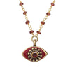 Michal Golan Jewelry Michal Golan Garnet Eye Necklace