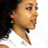 Michal Golan Jewelry Michal Golan Gold and Garnet Eye Earrings