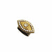Michal Golan Jewelry Michal Golan Gold & white evil eye ring, handmade at Michal Golan studios USA