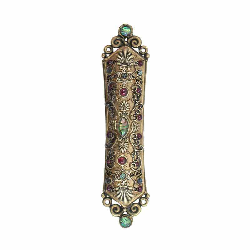 Michal Golan Judaica Michal Golan Mezuzah in Abalone