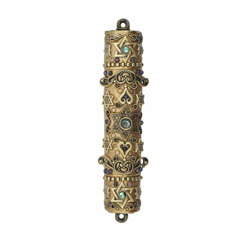 Michal Golan Judaica Michal Golan Mezuzah in Gold