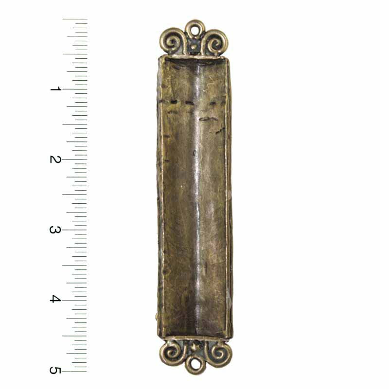 Michal Golan Judaica Michal Golan Mezuzah Purple and Turquoise