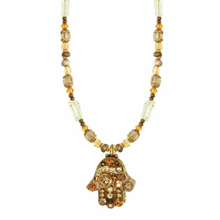 Michal Golan Judaica Michal Golan Multi Gold Hamsa Necklace