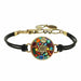 Michal Golan Judaica Michal Golan Rainbow Gold Star of David Bracelet