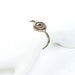 Michal Golan Jewelry Michal Golan Round silver evil eye bracelet on double chain, handmade at Michal Golan studios USA