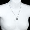 Michal Golan Judaica Michal Golan Silver and Blue Star of David Necklace