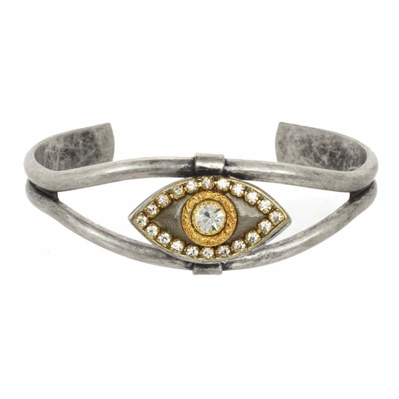 Michal Golan Jewelry Michal Golan Silver Evil Eye Bangle