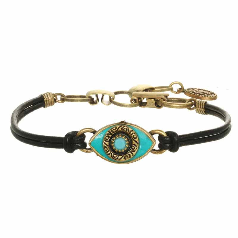 Michal Golan Jewelry Michal Golan Small Turquoise Evil Eye Bracelet