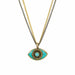 Michal Golan Jewelry Michal Golan Small Turquoise Evil Eye Necklace
