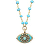 Michal Golan Jewelry Michal Golan Small Turquoise Eye Necklace