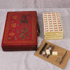 modarislife Giftware modarislife - Melamine Mahjong Set – Travel Mini Mahjong Tiles with Vintage Leather Case