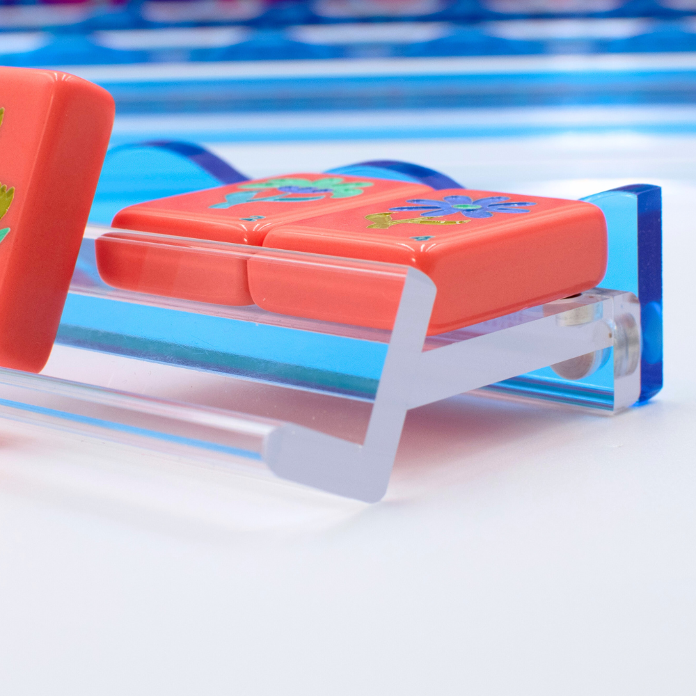 My Fair Mahjong Giftware (BACKORDER) Premium Wavy Mahjong Racks Blue