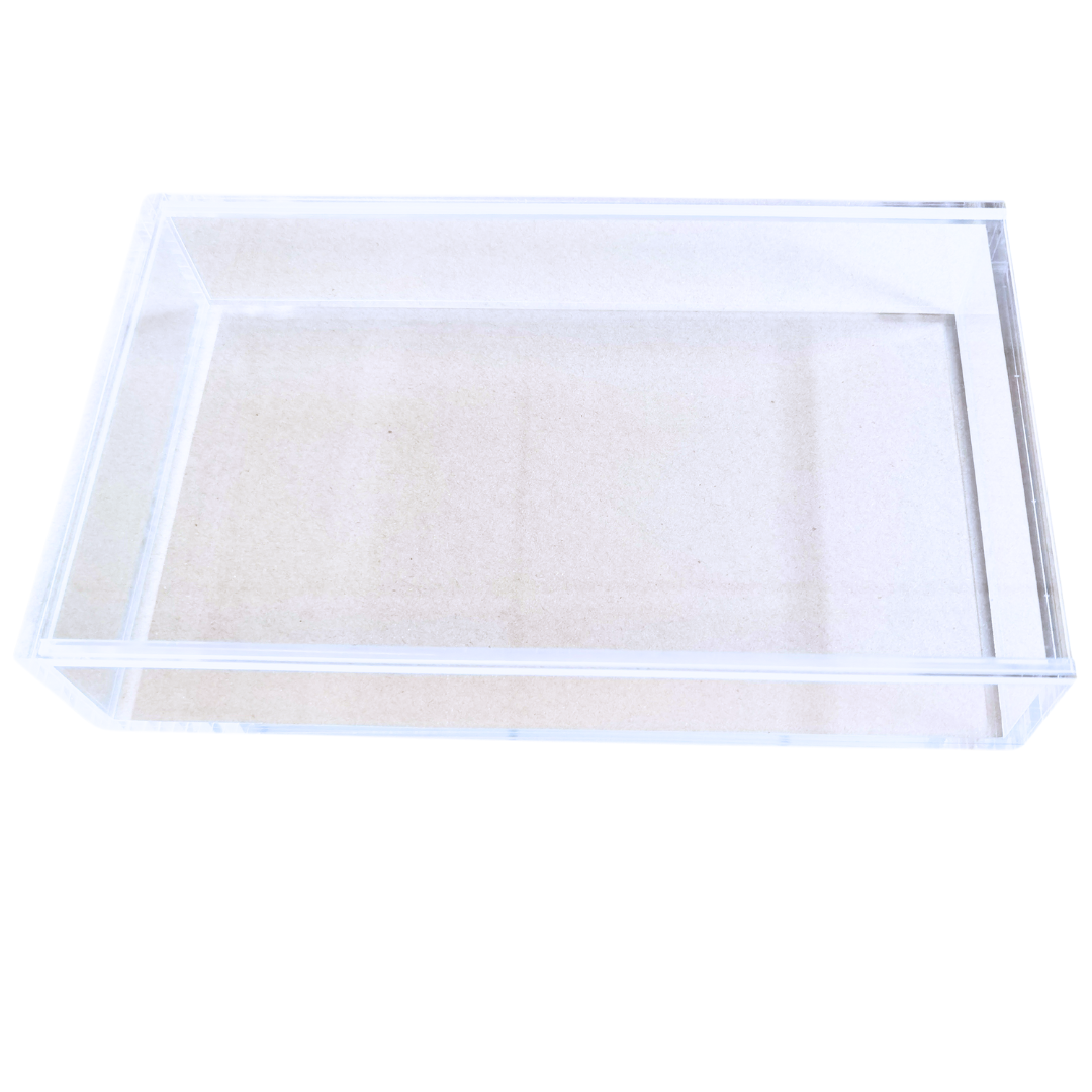 My Fair Mahjong Giftware Mahjong Acrylic Display Box (Clear, for Crystal Collection)  |  Sliding Lid  |  For Tile Size 1.25" x 0.9" x 0.7"