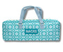 My Fair Mahjong Giftware Stripes- Green & Blue Rack Bag Mahjong Rack Bag  |  Fits 20" Racks + Folded Mat  |  Multiple Options  |  Protection for Mahjong Racks