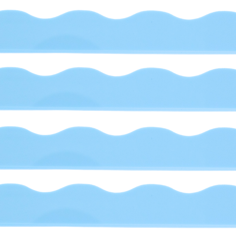 My Fair Mahjong Giftware Solid-Wavy-Macaron Blue Mahjong Rack Pusher Add-On - Magnetic  |  Premium Acrylic  |  Patent Pending