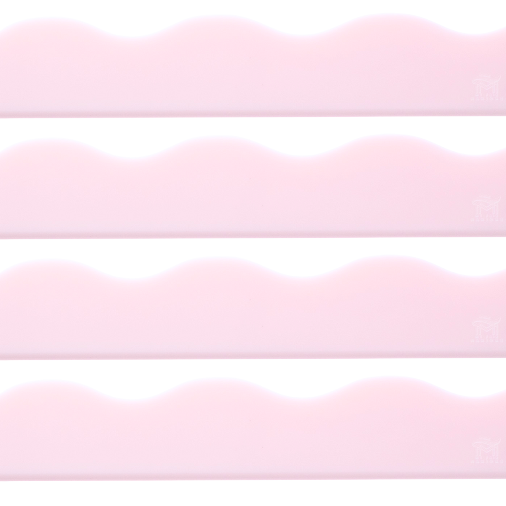 My Fair Mahjong Giftware Solid-Wavy-Macaron Pink Mahjong Rack Pusher Add-On - Magnetic  |  Premium Acrylic  |  Patent Pending