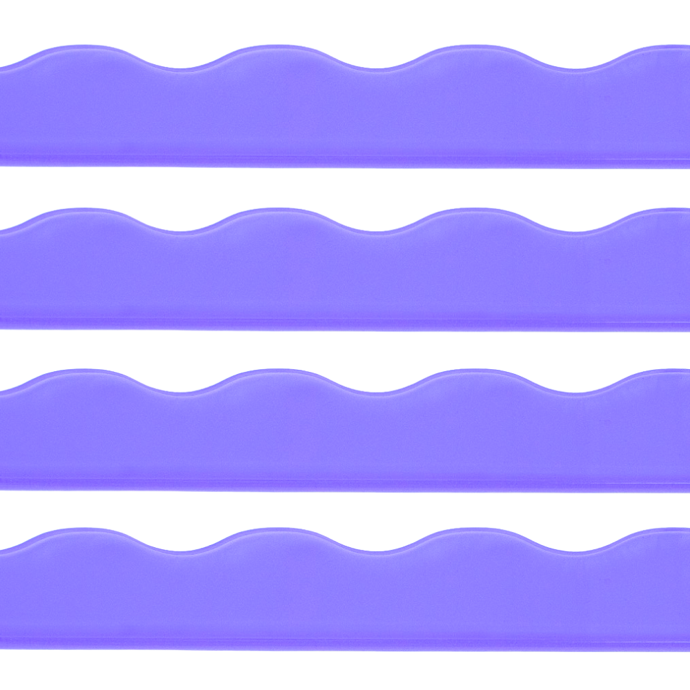 My Fair Mahjong Giftware Transparent-Wavy-Bright Purple Mahjong Rack Pusher Add-On - Magnetic  |  Premium Acrylic  |  Patent Pending