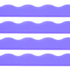 My Fair Mahjong Giftware Transparent-Wavy-Bright Purple Mahjong Rack Pusher Add-On - Magnetic  |  Premium Acrylic  |  Patent Pending