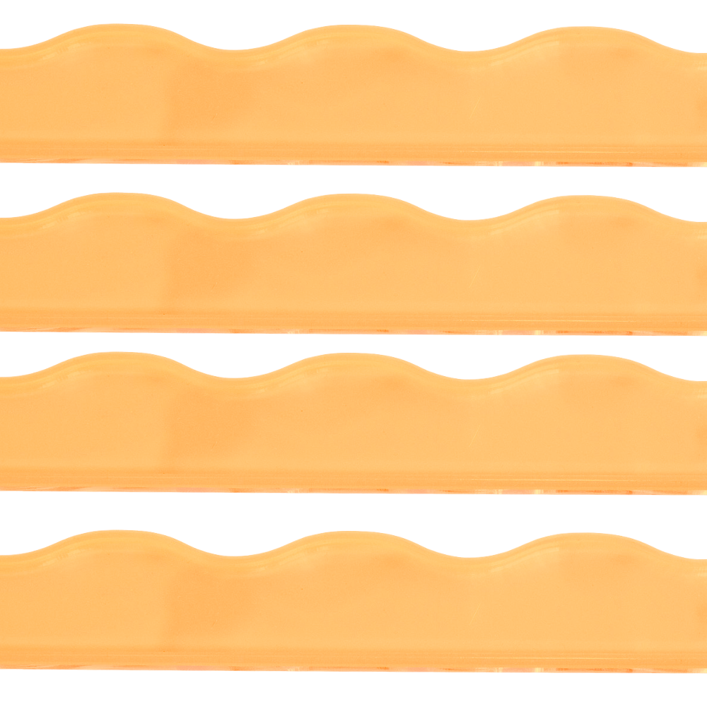 My Fair Mahjong Giftware Transparent-Wavy-Bright Apricot Mahjong Rack Pusher Add-On - Magnetic  |  Premium Acrylic  |  Patent Pending