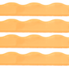 My Fair Mahjong Giftware Transparent-Wavy-Bright Apricot Mahjong Rack Pusher Add-On - Magnetic  |  Premium Acrylic  |  Patent Pending