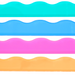 My Fair Mahjong Giftware Transparent-Wavy-Bright Multi-Color Mahjong Rack Pusher Add-On - Magnetic  |  Premium Acrylic  |  Patent Pending