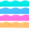 My Fair Mahjong Giftware Transparent-Wavy-Bright Multi-Color Mahjong Rack Pusher Add-On - Magnetic  |  Premium Acrylic  |  Patent Pending