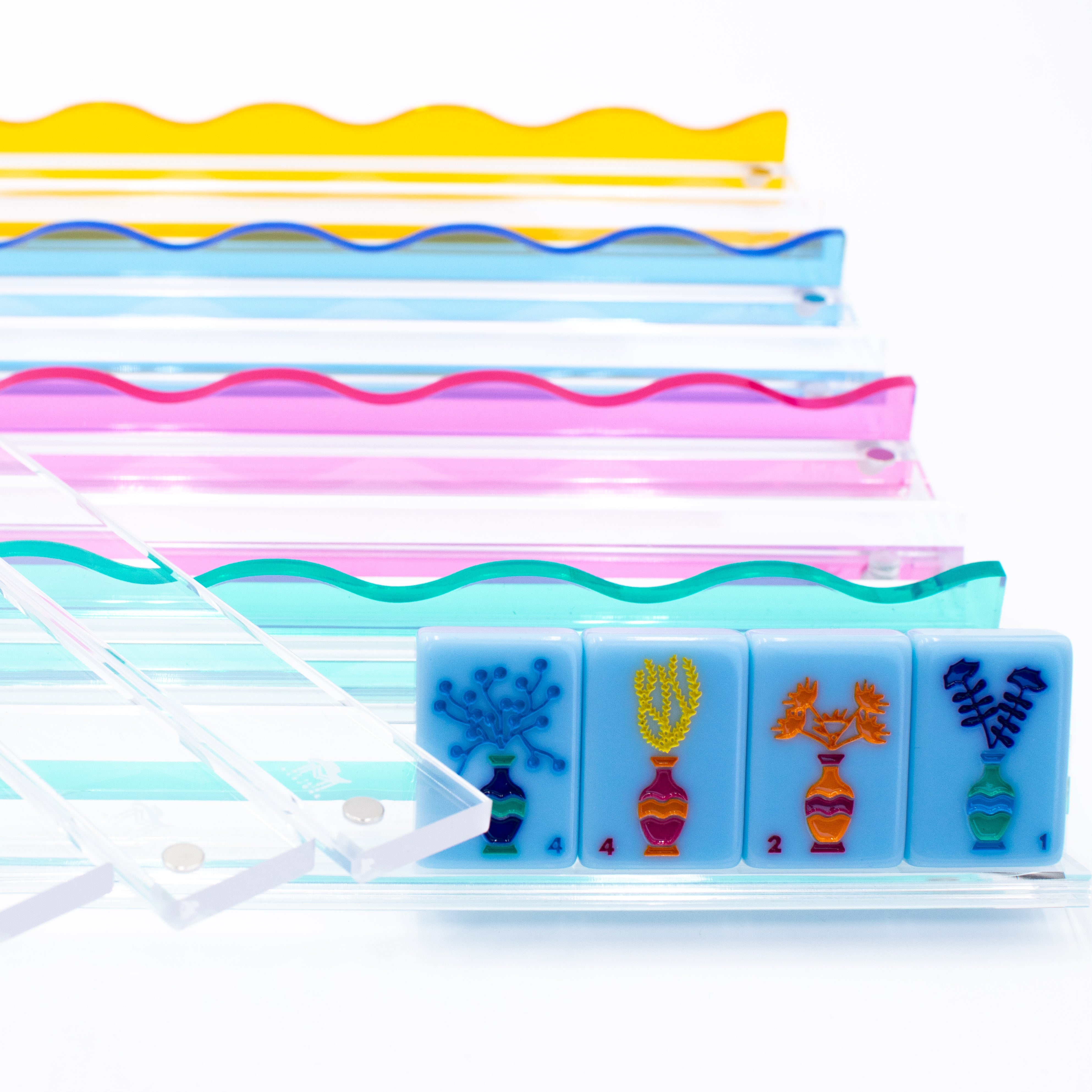 My Fair Mahjong Giftware Mahjong Racks  |  Premium Acrylic  |  Patent Pending