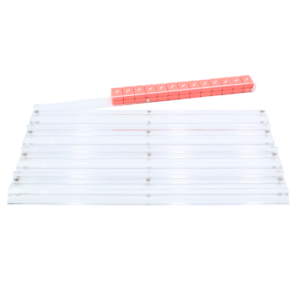My Fair Mahjong Giftware Transparent Clear Mahjong Racks  |  Premium Acrylic  |  Patent Pending