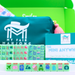 My Fair Mahjong Giftware MINI TRAVEL MAHJONG Mini Anywhere Series Green
