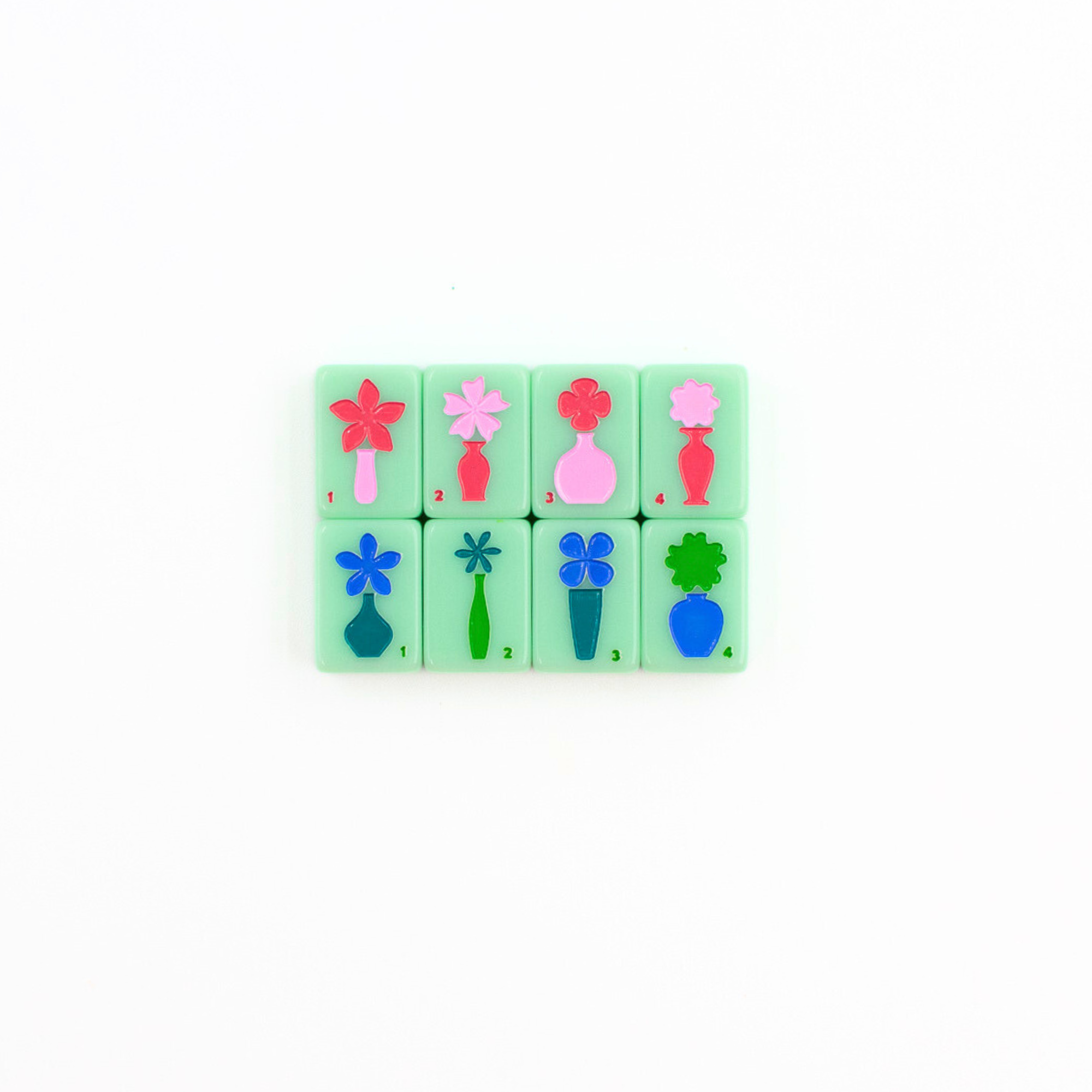 My Fair Mahjong Giftware MINI TRAVEL MAHJONG Mini Anywhere Series Green