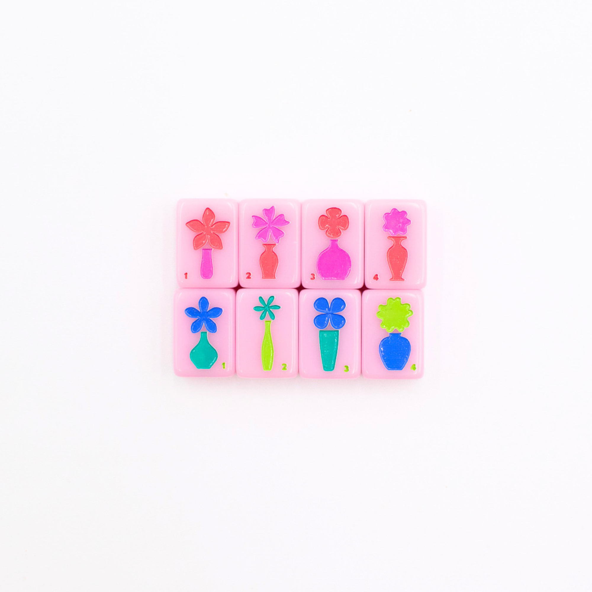 My Fair Mahjong Giftware MINI TRAVEL MAHJONG Mini Anywhere Series Pink
