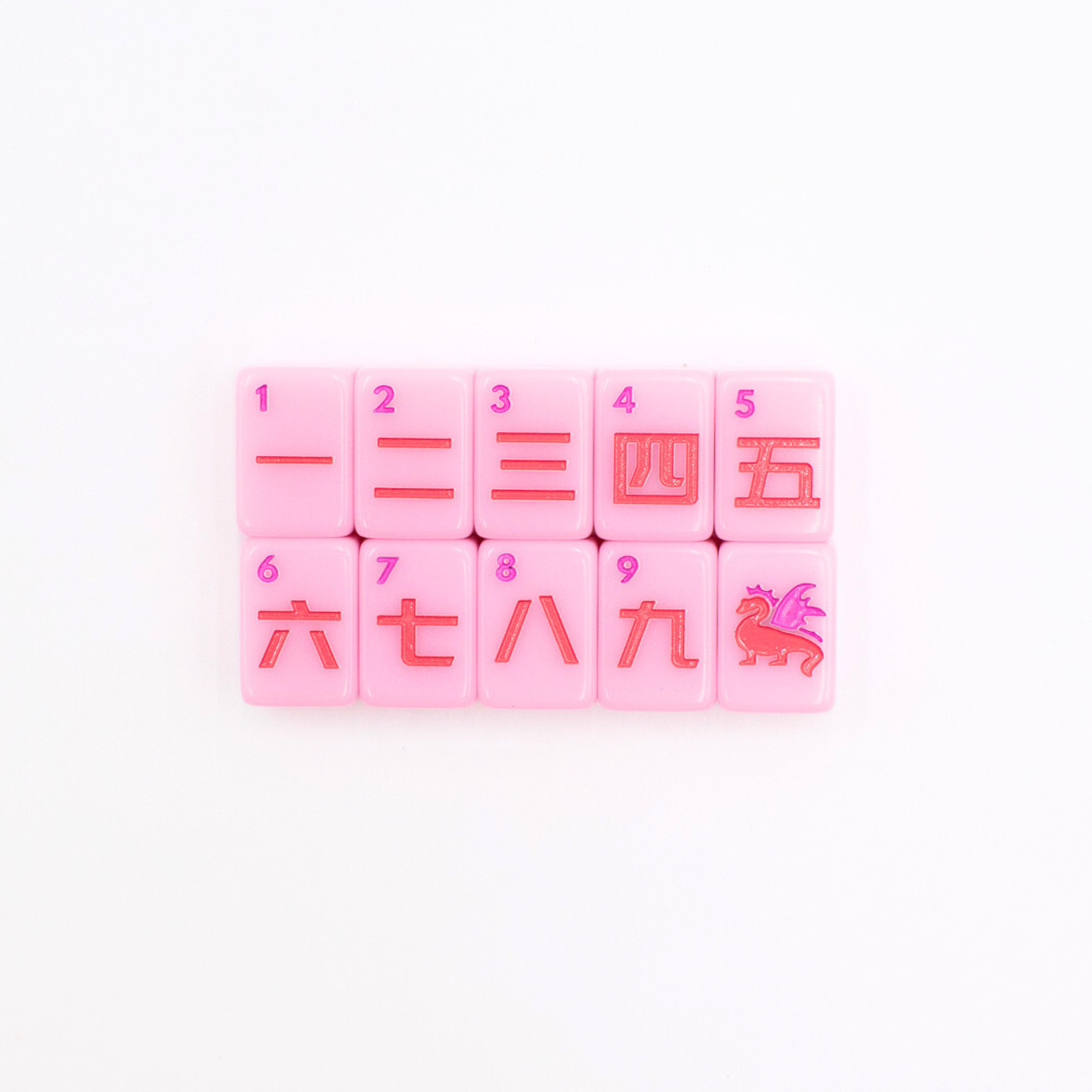 My Fair Mahjong Giftware MINI TRAVEL MAHJONG Mini Anywhere Series Pink