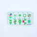 My Fair Mahjong Giftware (PRE-ORDER) Crystal Confetti Citrus Green | Mahjong with a Sprinkle of Color and Joy | Clear Top with Colorful Pattern and Layers