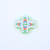 My Fair Mahjong Giftware (PRE-ORDER) Crystal Confetti Citrus Green | Mahjong with a Sprinkle of Color and Joy | Clear Top with Colorful Pattern and Layers