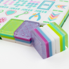 My Fair Mahjong Giftware (PRE-ORDER) Crystal Confetti Citrus Green | Mahjong with a Sprinkle of Color and Joy | Clear Top with Colorful Pattern and Layers