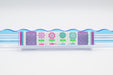 My Fair Mahjong Giftware (PRE-ORDER) Crystal Confetti Purple | Mahjong with a Sprinkle of Color and Joy | Clear Top with Colorful Pattern and Layers