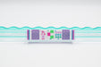 My Fair Mahjong Giftware (PRE-ORDER) Crystal Confetti Purple | Mahjong with a Sprinkle of Color and Joy | Clear Top with Colorful Pattern and Layers