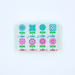 My Fair Mahjong Giftware (PRE-ORDER) Crystal Confetti Purple | Mahjong with a Sprinkle of Color and Joy | Clear Top with Colorful Pattern and Layers