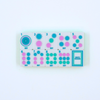 My Fair Mahjong Giftware (PRE-ORDER) Crystal Confetti Purple | Mahjong with a Sprinkle of Color and Joy | Clear Top with Colorful Pattern and Layers