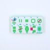 My Fair Mahjong Giftware (PRE-ORDER) Crystal Confetti Purple | Mahjong with a Sprinkle of Color and Joy | Clear Top with Colorful Pattern and Layers