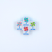 My Fair Mahjong Giftware (PRE-ORDER) Crystal Prism Blue | Mahjong with Bold Angles and Vibrant Vibes | Clear Top with Colorful Pattern and Layers