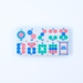 My Fair Mahjong Giftware (PRE-ORDER) Crystal Prism Blue | Mahjong with Bold Angles and Vibrant Vibes | Clear Top with Colorful Pattern and Layers