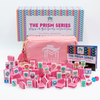 My Fair Mahjong Giftware (PRE-ORDER) Crystal Prism Pink | Mahjong with Bold Angles and Vibrant Vibes | Clear Top with Colorful Pattern and Layers