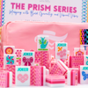 My Fair Mahjong Giftware (PRE-ORDER) Crystal Prism Pink | Mahjong with Bold Angles and Vibrant Vibes | Clear Top with Colorful Pattern and Layers