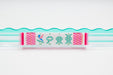 My Fair Mahjong Giftware (PRE-ORDER) Crystal Prism Pink | Mahjong with Bold Angles and Vibrant Vibes | Clear Top with Colorful Pattern and Layers