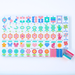 My Fair Mahjong Giftware (PRE-ORDER) Crystal Prism Pink | Mahjong with Bold Angles and Vibrant Vibes | Clear Top with Colorful Pattern and Layers