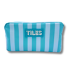 My Fair Mahjong Giftware Stripes- Green & Blue Tile Bag Premium Mahjong Tile Bags  |  Fits Most Large Tile Sets  |  Multiple Options  |  High Quality, Colorful Designs