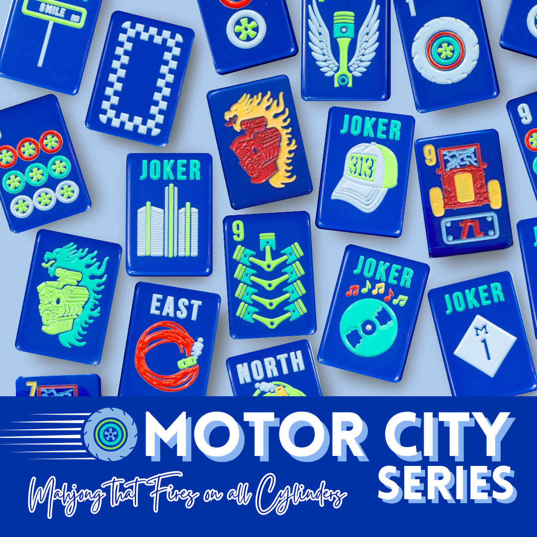 My Fair Mahjong Giftware THE MOTOR CITY SERIES  |  Mahjong that Fires on all Cylinders