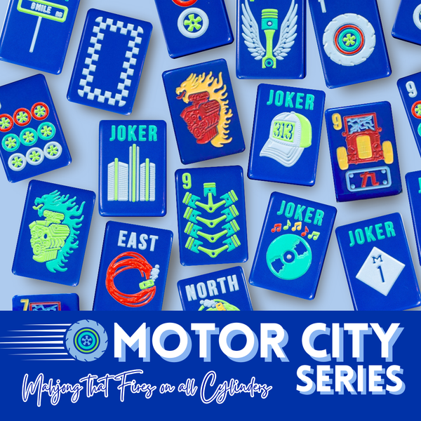 My Fair Mahjong Giftware THE MOTOR CITY SERIES  |  Mahjong that Fires on all Cylinders
